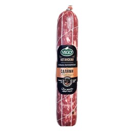 Колбаса полукопченая Салями Премиум продукт растительный 400 гр, "Вего" 00020